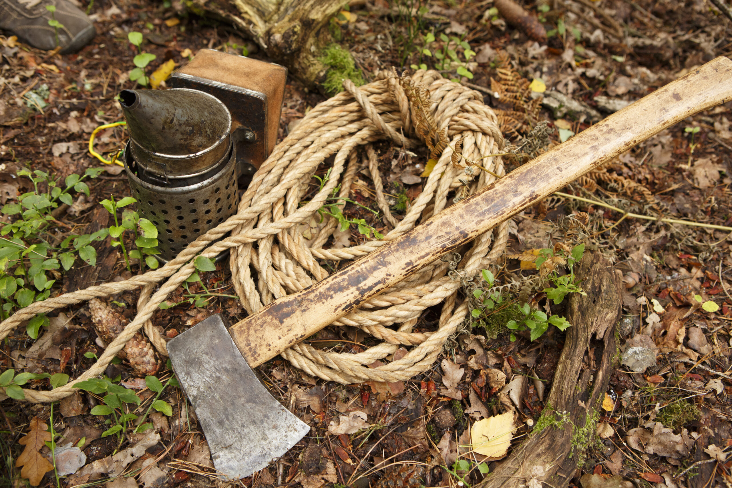 Traditionelle Zeidlerwerkzeuge