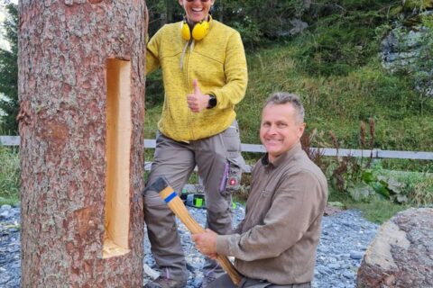Klotzbeuten-Workshop Baumhöhlen für Honigbienen und die Biodiversität   - Glanerland 2021